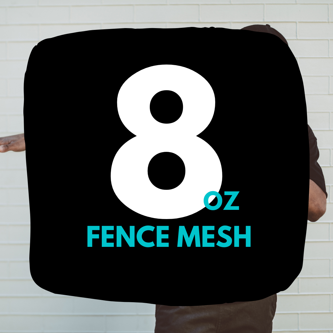 8oz fence mesh banner