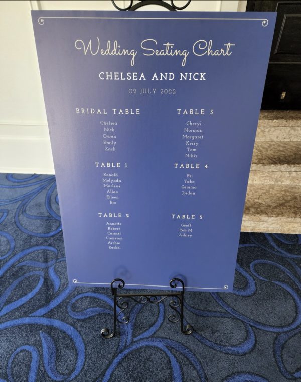 Poster Boards for Weddings Calgary