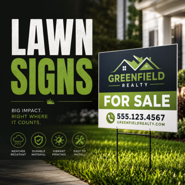 Home February 2024 18 Lawn Signs