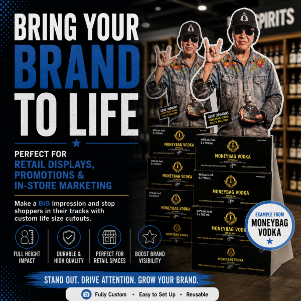 Life Size Cutouts 4 Bring your brand to life sized cutouts