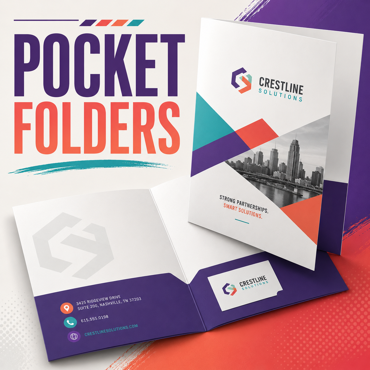 Pocket Folders 1 Pocket Folder Printing Canada