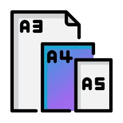 paper size icon