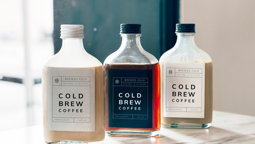 Labels for Cold Brew Coffee bottles