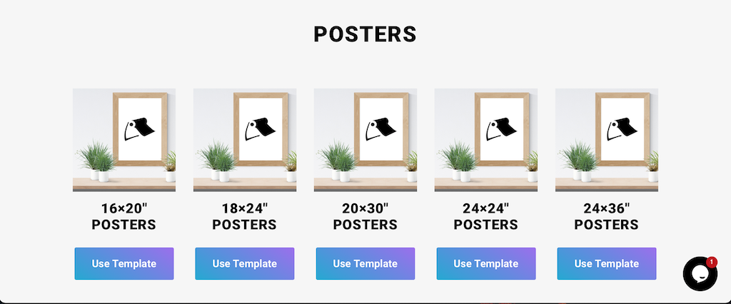 Canva custom poster templates from Little Rock Printing
