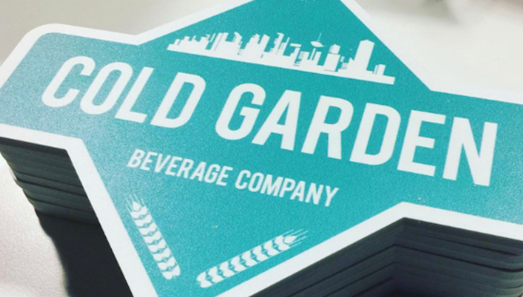 Custom poster boards for Cold Garden Beverage Company printed by Little Rock Printing