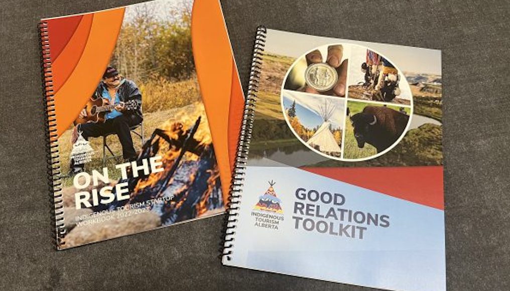 Spiral binder document for Indigenous Tourism Alberta printed by Little Rock Printing