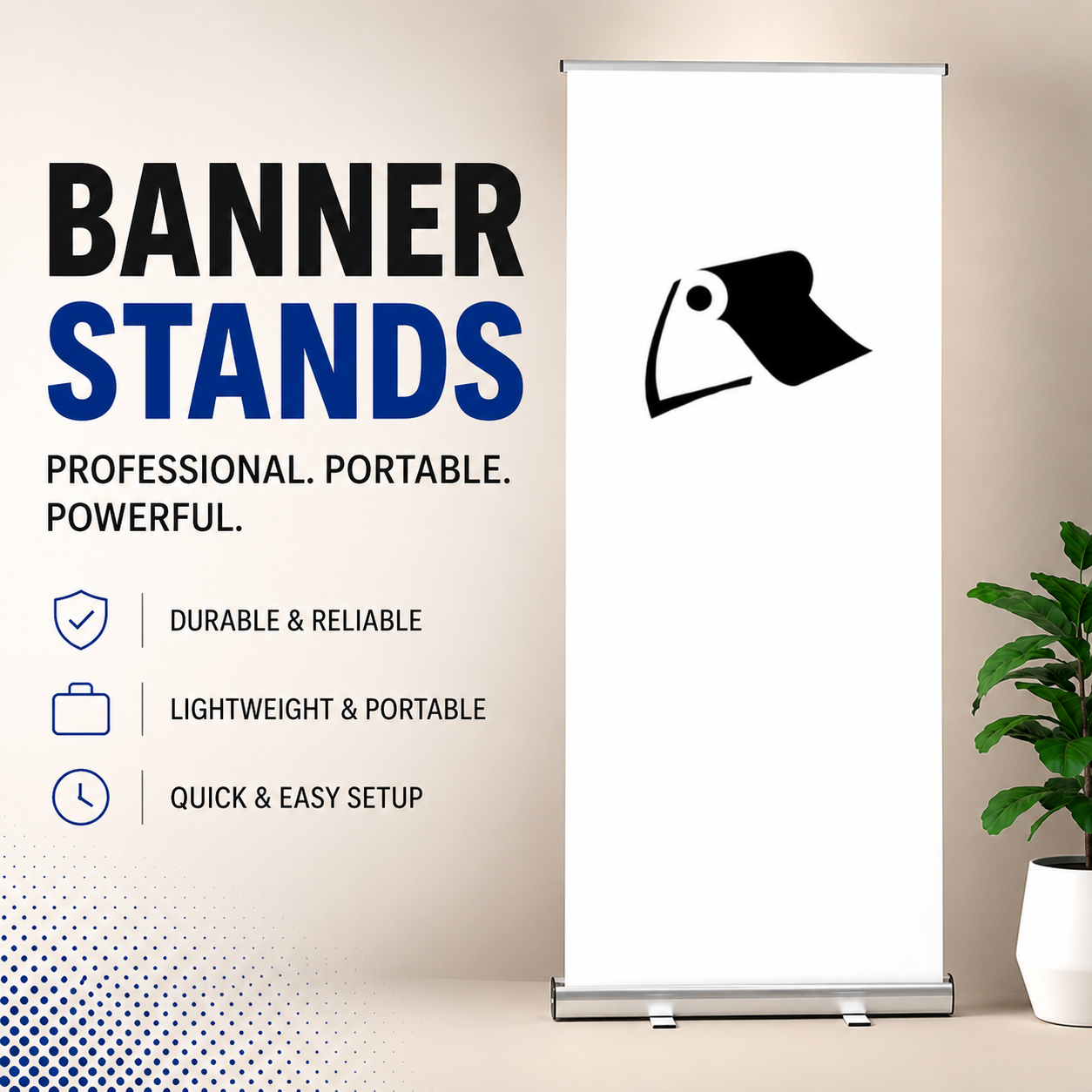 Banner Stands 1 Banner Stands Roll Up with Hardware Calgary Canada
