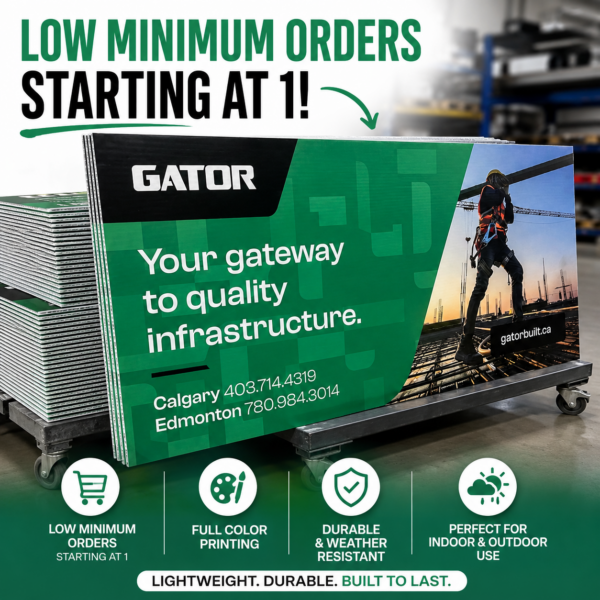 Coroplast Signs 3 low minimum orders starting at 1 unit