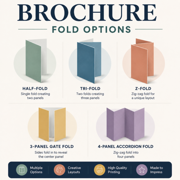Brochures 2 Folding Options for Brochures