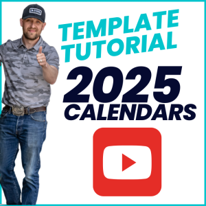 2025 Calendar Tutorial Video