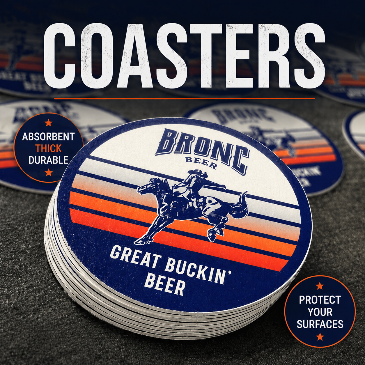 Custom Coasters 1 coaster printing canada